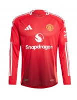 Moške Nogometnih dresov Manchester United Domači 2024-25 Dolgi rokavi